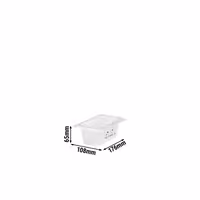 (6 komada) CAMBRO | SafeTrak – polipropilenske posude GN 1/9 – neprozirne – visina: 65 mm