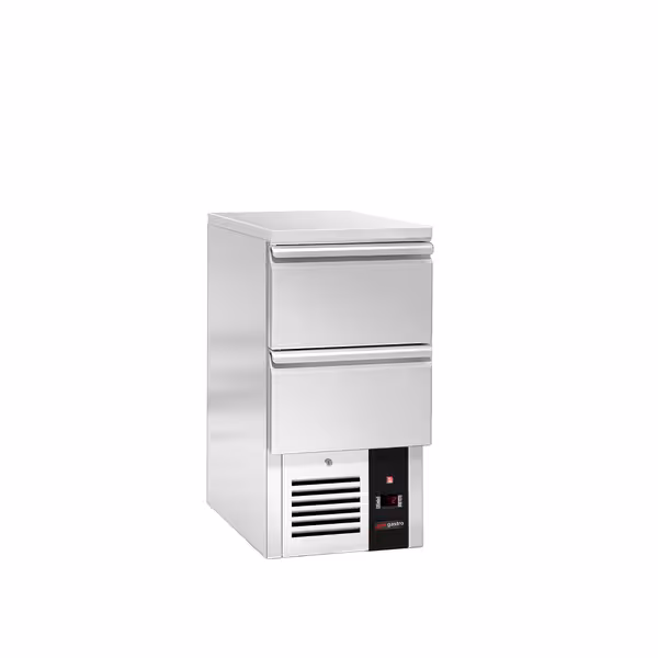 Rashladni pult PREMIUM - 450x700 mm - 102 l - Statičko hlađenje - s 2 ladica