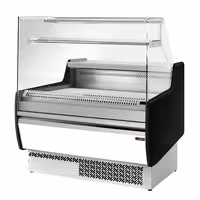 Serve Over Counter - 998x953mm - front panel white - with 1 door - with 1 shelf - capacity 110 litres