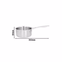 DEMEYERE | Industry 5 Saucepan with Handle – Ø160 mm, Without Lid – 18/10 Stainless Steel – Induction Ready