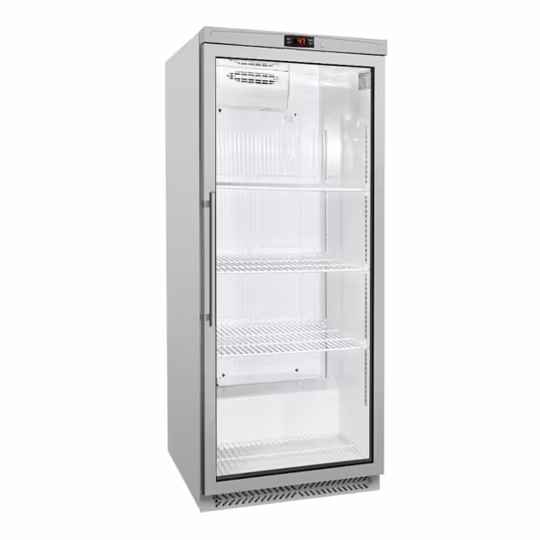 Szafa chłodnicza ze stali nierdzewnej ECO - 580 litrów - z 1 szklanymi drzwiami