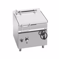 Električna nagibna tava - 80 l - 9,6 kW - s ručnim nagibanjem (kolo) - linija 900
