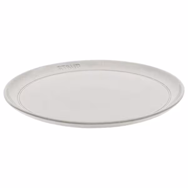 STAUB | DINING LINE - Tabak - düz - Ø 260mm - Seramik - Beyaz trüf mantarı