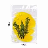 (1000 pcs) Vacuum Sealer Bags - Smooth - 200x300mm - Transparent - 100% recyclable