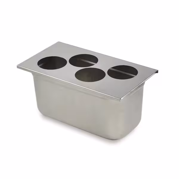 Suport pentru sticle / Organizator de sticle - pentru sticle cu dozator și sticle tip squeeze - pentru 4 sticle (473 sau 709 ml) - compatibil GN 1/3