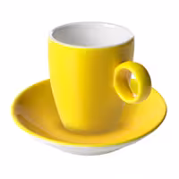 (6 adet) BART COLOUR CAFE - Espresso Fincanı Bart Colour Cafe - 65ml - Sarı