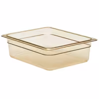 (6 szt.) CAMBRO | Pojemnik GN 1/2 H-PAN™ – wysokość: 100 mm – odporny na wysoką temperaturę – bursztynowy