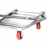 Transportna kolica - 600x850 mm - s 1 policom - s ručkom