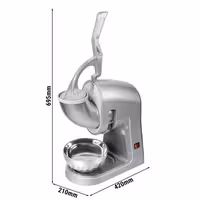 Commercial Ice Crusher - 5kg/min - 350W - Stainless Steel