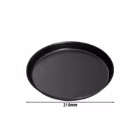Pleh za pizzu - crni čelik - Ø 210 mm