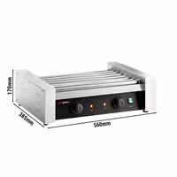 Commercial Hot Dog Roller Grill - 7 Rollers