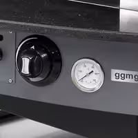 Gas Deck Pizza Oven - Single Deck - 9 x Ø30cm - Mechanical Controls - Anthracite - up to 400°C - with Base frame