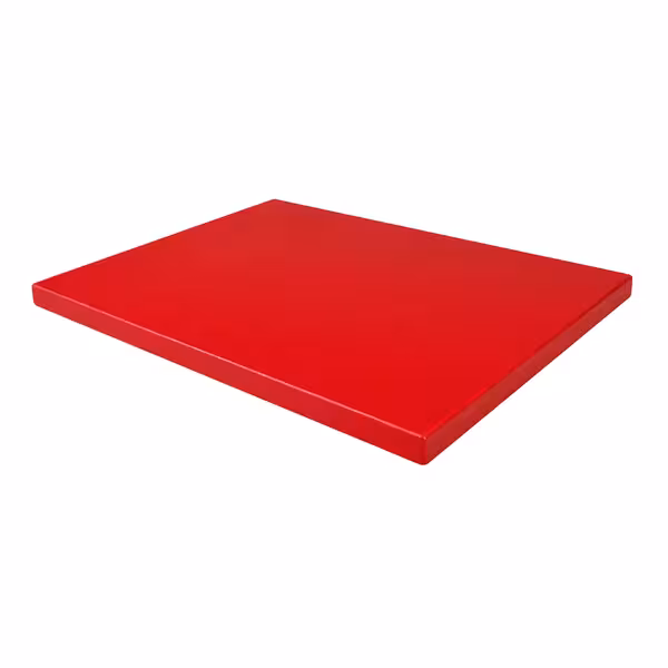 Polietilen Kesme Tahtası / Levhası - 325x530mm - Kalınlık: 20mm - HACCP uyumlu - Kırmızı