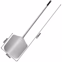 Lopata za pizzu - anodizirani aluminij - ekstra lagana - 305x350 mm - drška aluminijska