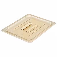 (6 komada) CAMBRO | H-PAN™ - GN ravni poklopac 1/2 otporan na toplinu - Sa drškom - Jantar