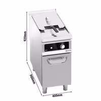 Elektromos olajsütő - álló - 18 liter - 18,0 kW - digitális vezérlés - Bflex Digital
