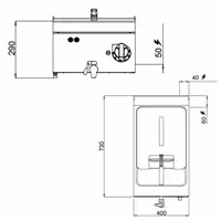 Elektrická fritéza - 10 L - 9,0 kW