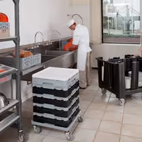 CAMBRO | CAMRACK® - Poklopac za košare - 500x500 mm - Siva boja
