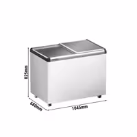 LIEBHERR | Chłodziarka skrzyniowa – 252 L – od +2 do +15 °C – z pokrywą aluminiową przesuwną – biała