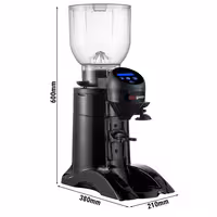 Commercial Coffee Grinder - 2kg - with Dispenser (Doser) - Black