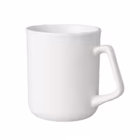 (6 adet) BUDGETLINE - Kahve Kupası Mammoet - 250ml - Beyaz