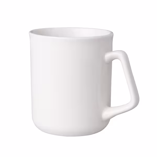 (6 adet) BUDGETLINE - Kahve Kupası Mammoet - 250ml - Beyaz