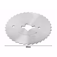 Serrated Round Blade - Ø80mm - for Kebab Slicers