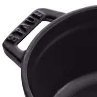 STAUB | Mini Cocotte Round Enamelled Cast Iron Casserole Dish – Ø 120 mm – Black