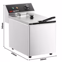Električna friteza - 8 L - 3,25 kW - stolna