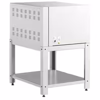 Electric Deck Pizza Oven - Twin Deck - Refractory Stone Deck - 6+6 x Ø 30cm (12") - 230V 3 Phase - Mechanical Controls - up to 450°C - incl. Base frame
