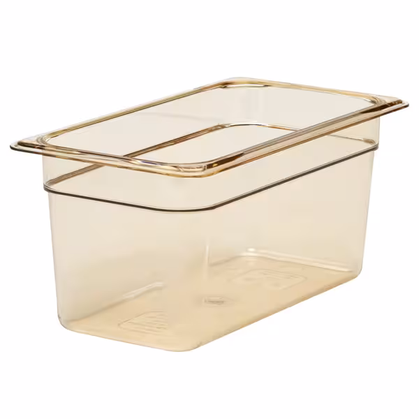 (6 szt.) CAMBRO | Pojemnik GN 1/3 H-PAN™ – wysokość: 150 mm – odporny na wysoką temperaturę – bursztynowy