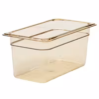 (6 szt.) CAMBRO | Pojemnik GN 1/3 H-PAN™ – wysokość: 150 mm – odporny na wysoką temperaturę – bursztynowy