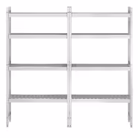 وحدة رفوف ألمنيوم - بداية - 1786x360mm - عمق: 360 mm - 4 رفوف - الحمولة: 600 kg