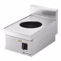 Plită cu inducție pentru wok PROFESIONALĂ - 3,5 kW - 1 zonă de gătit - bol wok Ø 300 mm