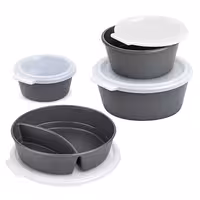 Reusable Plastic Starter Set 2 - Black / Transparent