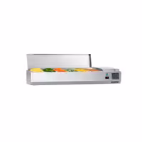 Opzetkoelvitrine ECO - 1400x335mm - 6x GN 1/4