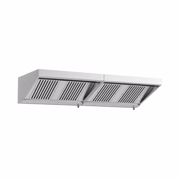 Profesionalna zidna napa - 2600 mm - labirintni filter i rasvjeta