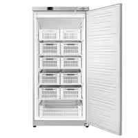 Restaurangfrysskåp i rostfritt stål ECO - 600 l - 1 dörr - 11 korgar - dörrinsida i plast