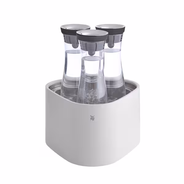 WMF | Diva Bottle Cooler – Grey - Double-Walled Cromargan® Stainless Steel - 3–6 Bottles
