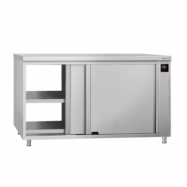 ECO ormar za grijanje – 1600 x 600 mm – s otvorom za posluživanje i kliznim vratima – digitalni