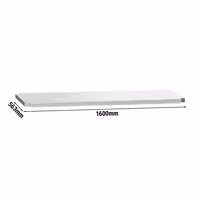 Donja polica - inox - 1600x563x87 mm - kompatibilno sa za radne stolove ATK166 i ATK166A