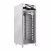 Pekarski hladnjak nehrđajući čelik (inox) PREMIUM - EN 600x400 - 850 l - od -2 °C do +8 °C - s 1 vrata - ventilirano hlađenje, automatsko odmrzavanje, LED rasvjeta