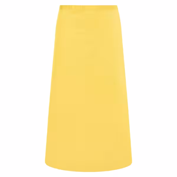 KARLOWSKY | Basic Bistro Waist Apron – Sun Yellow - 100×75 cm - 65% Polyester / 35% Cotton