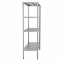 رفوف ستانلس ستيل ECO - 1800x500mm - عمق: 500 mm - 4 رفوف (قابلة للتعديل) - الحمولة: 280 kg