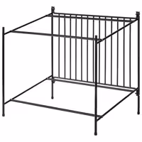 Açık Büfe Teşhir Standı - SUPERBOX - Metal - Siyah - 490x385x480mm - GN 1/1 & GN 1/2 ile uyumlu