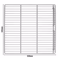(2 sztuki) – Laminowany ruszt nośny – 535 x 550 mm – odpowiedni dla modeli KS600ND, KS600GND, KS1200ND, KS1200GND, TS600ND, TS600GND, TS1200GND i TS1200ND