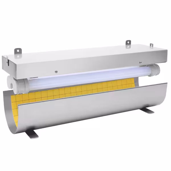 Distrugător de insecte PREMIUM - cu placă adezivă - UV-A fluorescent - pentru 30-100 m² - 2x 20 W - IP54
