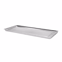 Platou servire - oțel inoxidabil - dreptunghiular - cu margine - 820x270 mm