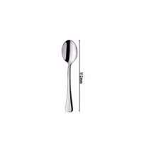 (12 pcs) Teaspoon PREMIUM - Mila - 18/10 stainless steel - 112mm - Mirror