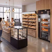 Bread Display Unit BELFAST - 900mm - with 4 shelves
